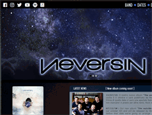 Tablet Screenshot of neversin.com
